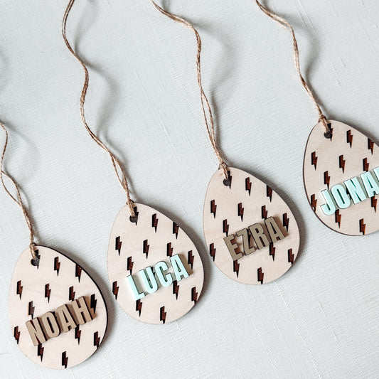 Personalized Easter Basket Tag