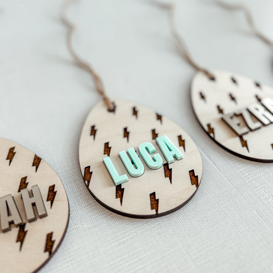 Personalized Easter Basket Tag