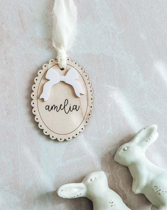 Personalized Easter Basket Tag