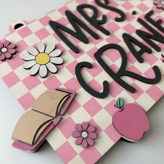 Teacher Name Sign